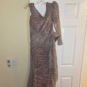 Custom made beaded gown